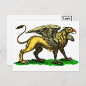 Griffin Postcard Postkarte (Vorne/Hinten)