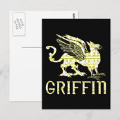 Griffin Postkarte (Vorne/Hinten)