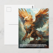 Griffin Postkarte (Vorne/Hinten)