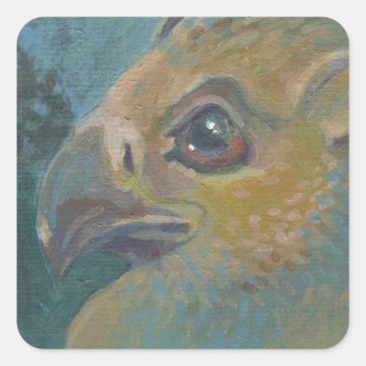 Griffin Quadratischer Aufkleber (Vorderseite)