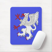 Griffin Rampant Argent Mousepad (Mit Mouse)