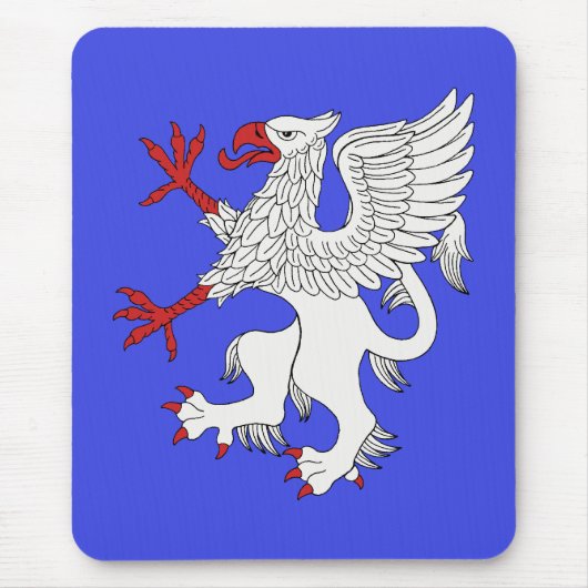 Griffin Rampant Argent Mousepad (Vorne)