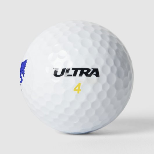 Griffin Rampant Azure Golfball (Logo)