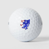 Griffin Rampant Azure Golfball (Vorderseite)