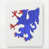 Griffin Rampant Azure Mousepad (Vorne)