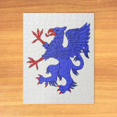 Griffin Rampant Azure Puzzle