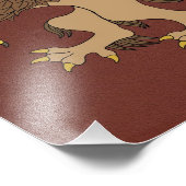 Griffin Rampant Fotodruck (Ecke)