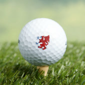 Griffin Rampant Gules Golfball (Insitu T-Shirt)