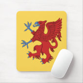 Griffin Rampant Gules Mousepad (Mit Mouse)