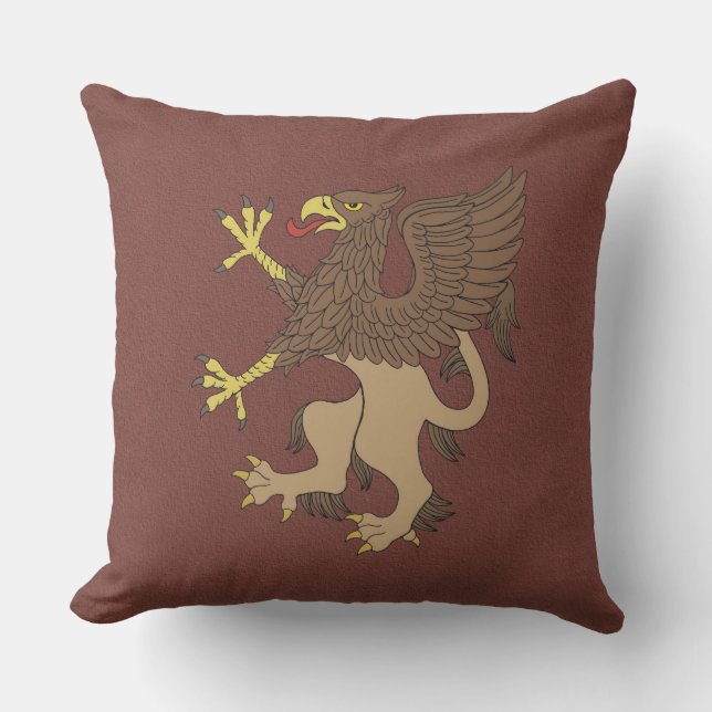 Griffin Rampant Kissen Für Draußen (Vorderseite)