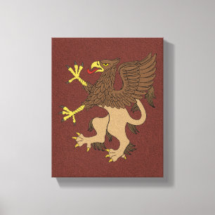 Griffin Rampant Leinwanddruck