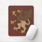 Griffin Rampant Mousepad (Mit Mouse)