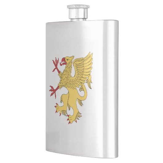 Griffin Rampant or Flachmann (Links)