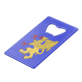 Griffin Rampant or Geldbeutel Flaschenöffner (Vorderseite Schrägansicht)