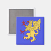 Griffin Rampant or Magnet (Vorderseite/Rückseite)