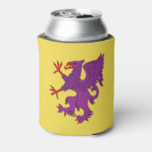 Griffin Rampant Purpurrein Dosenkühler (Kanne Rückseite)