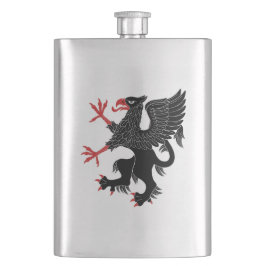 Griffin Rampant Sable Flachmann