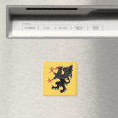 Griffin Rampant Sable Magnet (In Situ (Geschirrspüler))