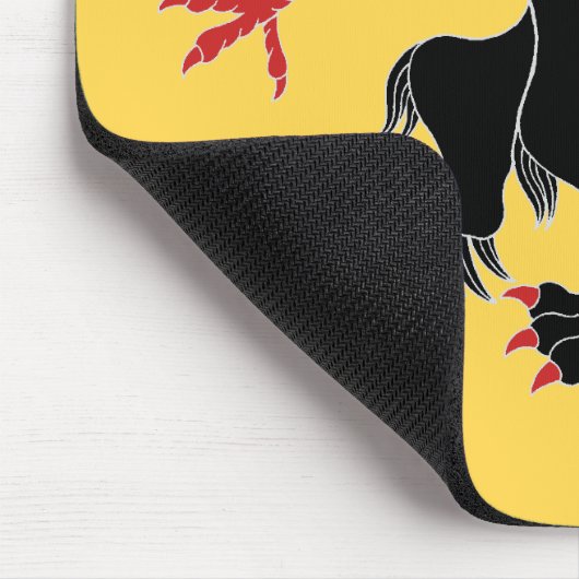 Griffin Rampant Sable Mousepad (Ecke)