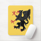 Griffin Rampant Sable Mousepad (Mit Mouse)