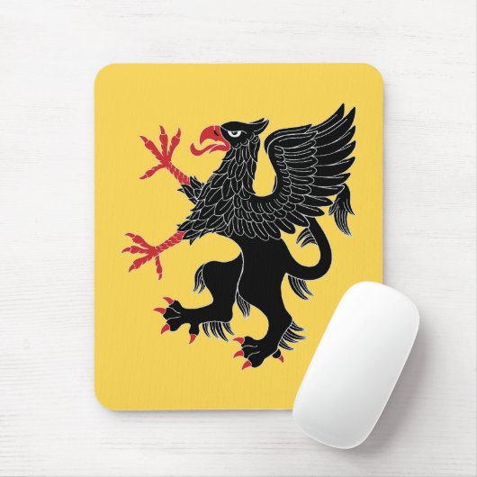 Griffin Rampant Sable Mousepad (Mit Mouse)