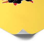 Griffin Rampant Sable Poster (Ecke)