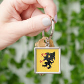 Griffin Rampant Sable Schlüsselanhänger (Hand)