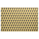 Griffin Rampant Sable Stoff (Yard (91,4 cm))