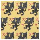 Griffin Rampant Sable Stoff (Muster)