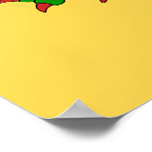 Griffin Rampant Vert Poster (Ecke)