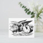 Griffin Resting Postkarte (Stehend Vorderseite)