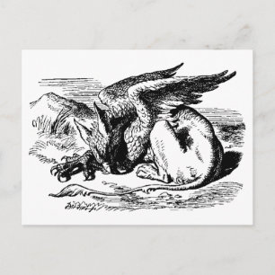 Griffin Resting Postkarte