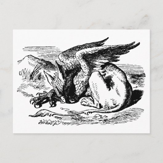 Griffin Resting Postkarte (Vorderseite)