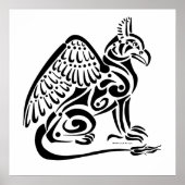 Griffin (schwarz) Poster (Vorne)