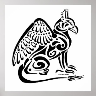 Griffin (schwarz) Poster