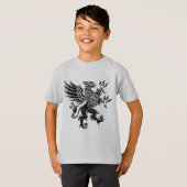 Griffin - Schwarzweiß-T - Shirt (Vorne ganz)