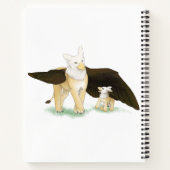 Griffin und Babybuch Notizbuch (Rückseite)