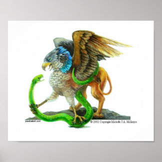 Griffin und die Schlange Poster
