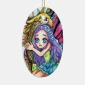 Griffin und Fairy Keramikornament (Rechts)