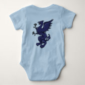Griffin Wappen Baby Strampler (Rückseite)