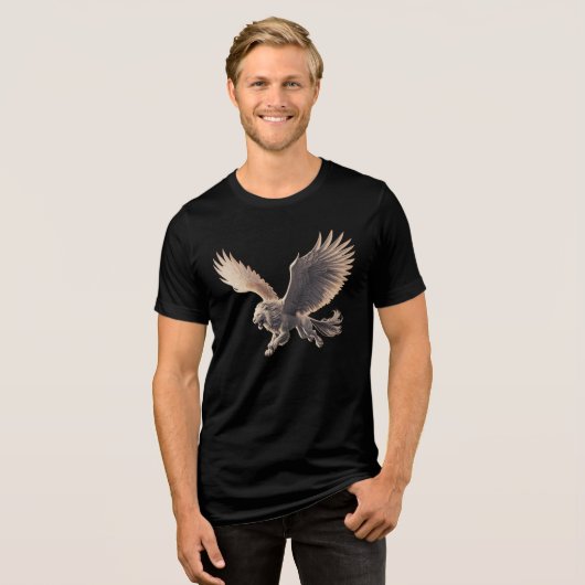 Griffin Wings Tri-Blend Shirt (Vorderseite voll)