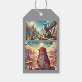 Griffins, Dragons, & Desolate landscapes Geschenkanhänger (Vorderseite)