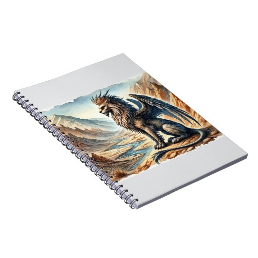 Griffins, Dragons, & Desolate landscapes Notizblock (Rechte Seite)