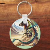 Griffins, Dragons, & Desolate landscapes Schlüsselanhänger (Rückseite)