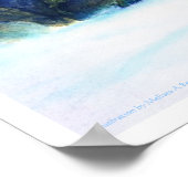 Griffins on Cliff Poster (Ecke)