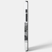 Griffins-Skulptur-Monochrom Case-Mate iPhone Hülle (Rückseite / Links)