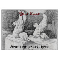 Griffins Skulptur monochrome Stifte Kunst