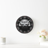 Griffintown-Sehenswürdigkeit Runde Wanduhr (Zuhause)