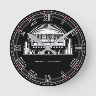 Griffintown-Sehenswürdigkeit Runde Wanduhr