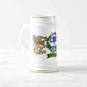 Griffith Irish Shield Beer Stein Bierglas (Vorderseite Links)